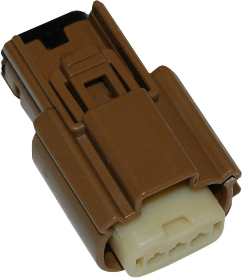 Namz Molex MX 150 Connector Component - Each, Single Row - Brown for Harley-Davidson Touring, Softail, Sportster & Dyna 2007-2013