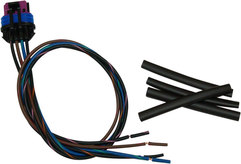 Namz Wiring Harness with Pigtail - 45 cm (18"), Each, Fuel Pump /  Idle Speed Sensor /  Ignition - Black for Harley-Davidson Touring, Softail, Sportster & Dyna 2006-2024