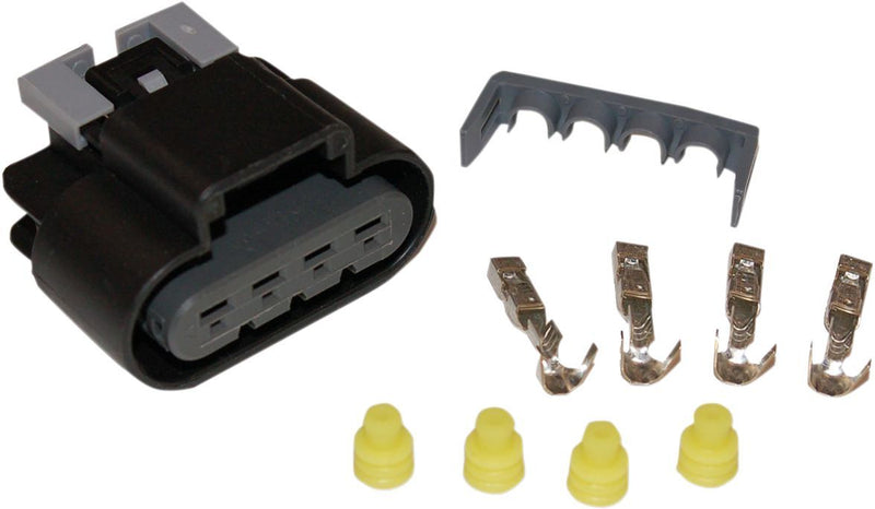 Namz Delphi Connectors - 5 Pack - Black for Harley-Davidson Touring, Softail, Trike & V-Rod 2007-2024