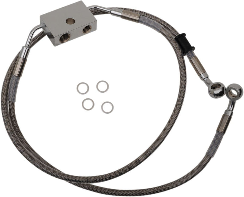 Drag Specialties Frt Brake Line Xl Ss +8 - Part #17415308 - Hogparts UK
