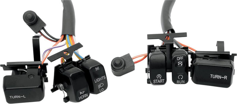 Drag Specialties Switch Kit Black - Part #06160054 - Hogparts UK