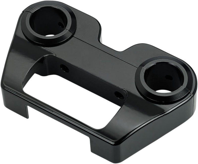 Biltwell Billet Dash Panel - Aluminum, Each - Black for Harley-Davidson Softail, Dyna & FXR 2018-2023