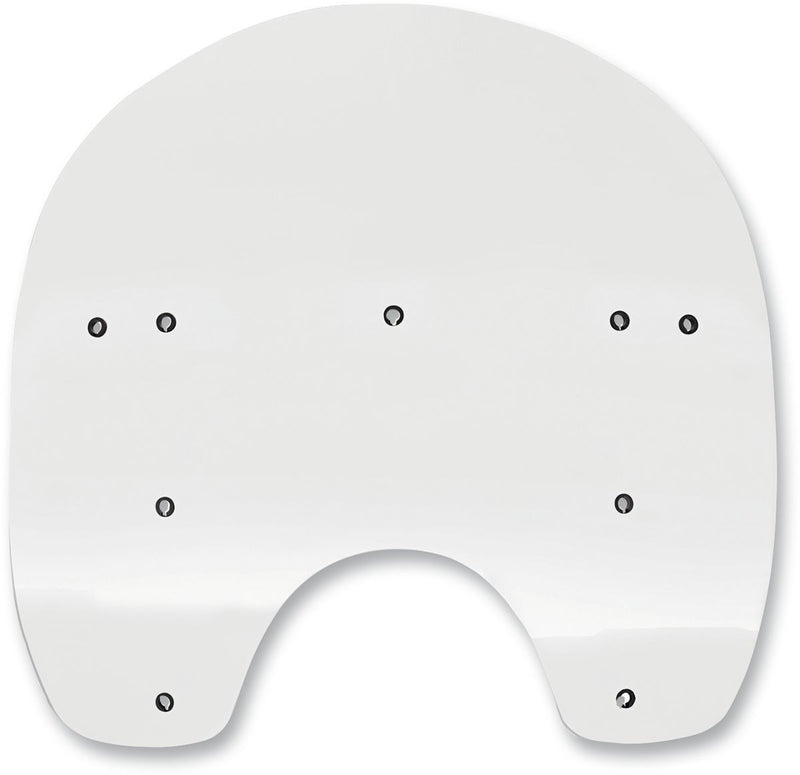 Memphis Shades Replacement Plastic Windshield - 54,5 cm (21-1/2"), Each, Compact - Clear for Harley-Davidson Softail & Dyna 1985-2024