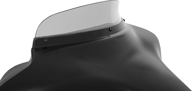 Memphis Shades Batwing Spoiler Windshield - Flared, Each, Cruiser - Clear / Gray for Harley-Davidson Touring & Trike 1996-2013