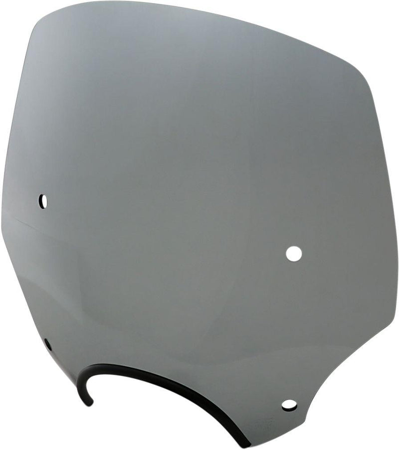Memphis Shades El Paso Sportshield - 51 cm (20"), Cruiser, Each - Black Smoke for Harley-Davidson Softail, Sportster, Dyna & V-Rod 1972-2024