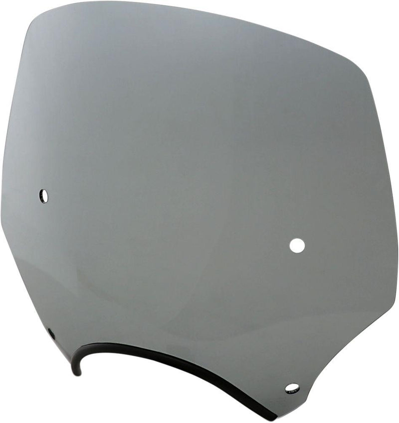 Memphis Shades El Paso Sportshield - 51 cm (20"), Each, Lucite - Black Smoke for Harley-Davidson Softail, Sportster, Dyna & V-Rod 1972-2024
