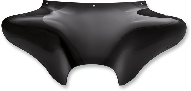 Memphis Shades Batwing Fairing - 85 cm (33-1/2"), Each, Lucite - Black / Gloss for Harley-Davidson Touring, Softail & Trike 1986-2025