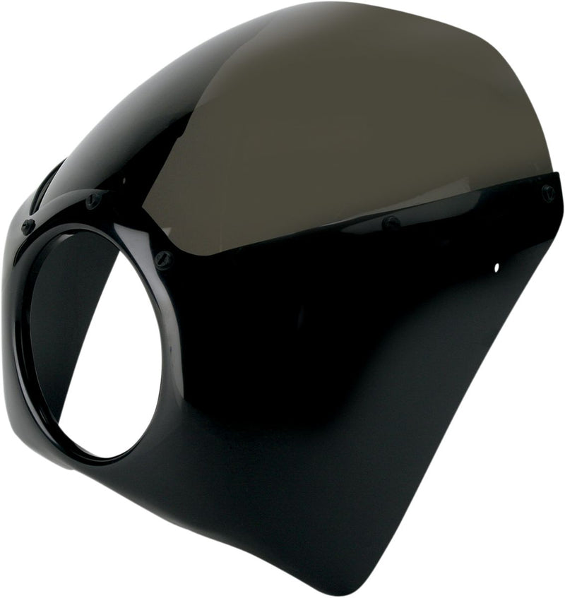 Arlen Ness Direct Bolt-on Fairing - Each, ABS Plastic /  Plexiglas - Black / Smoke
