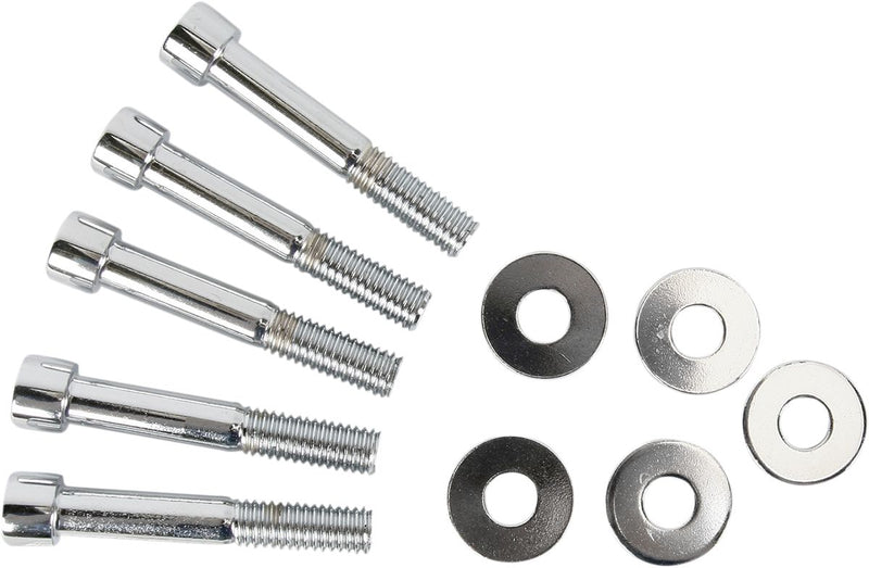 Gardner-Westcott Belt Sprocket Bolt Kit - Steel, Socket-Head, Belt Sprocket to Hub Mount - Chrome / Polished / Silver for Harley-Davidson Touring, Softail, Dyna & Trike 2007-2021