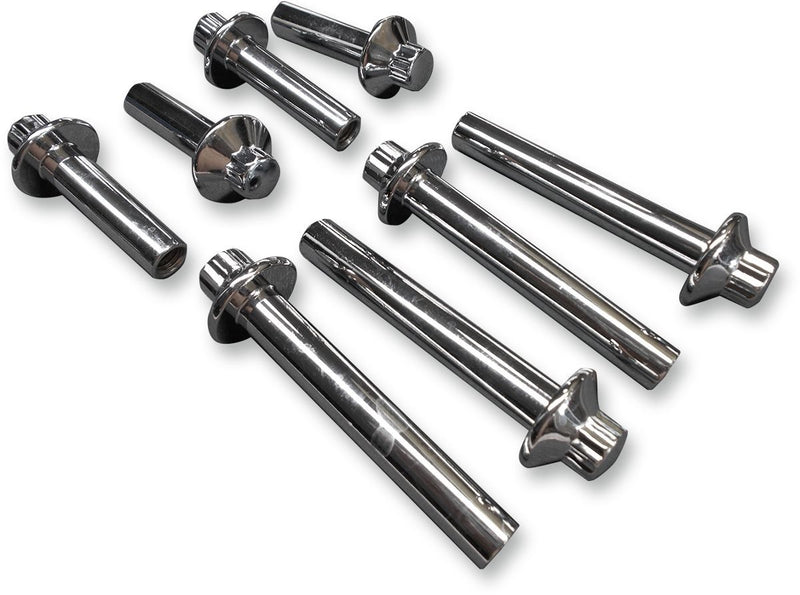 Colony Head Bolt Set - 12-Point - Silver / Zinc-Plated for Harley-Davidson Touring, Softail, Sportster & Dyna 1986-2022
