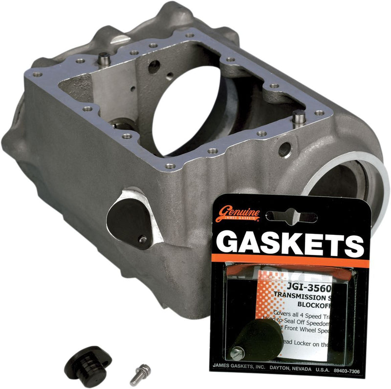 James Gasket Transmission Speedo Block Off - 4 Speed, Rubber, Each for Harley-Davidson Touring, Softail & Sportster 1936-1980