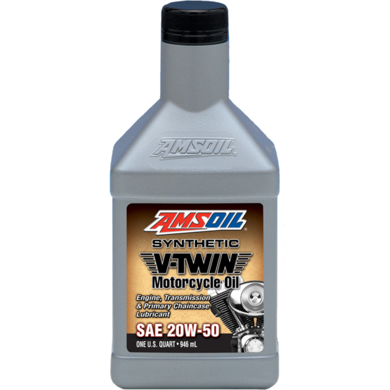 AMSOIL 20W50 Synthetic V-Twin Motorcycle Oil