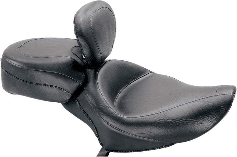 Wide-Style Solo Seat with Removable Backrest - Part #08040307 - hogparts-uk.myshopify.com