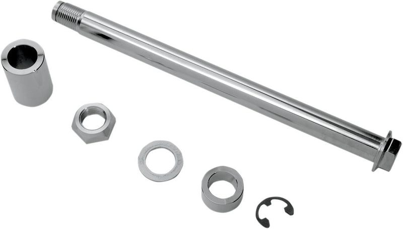 Drag Specialties Rear Axle Kit Chrome - Part #02140584 - Hogparts UK