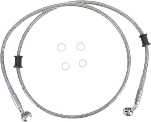 Drag Specialties Front Brake Line Stainless Steel - Part #17412667 - Hogparts UK