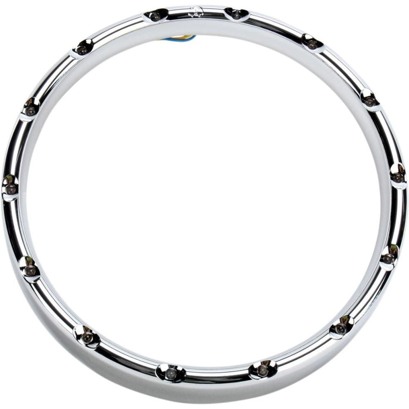 Arlen Ness Headlight Fire Ring Chrome - Part #124203 - Hogparts UK