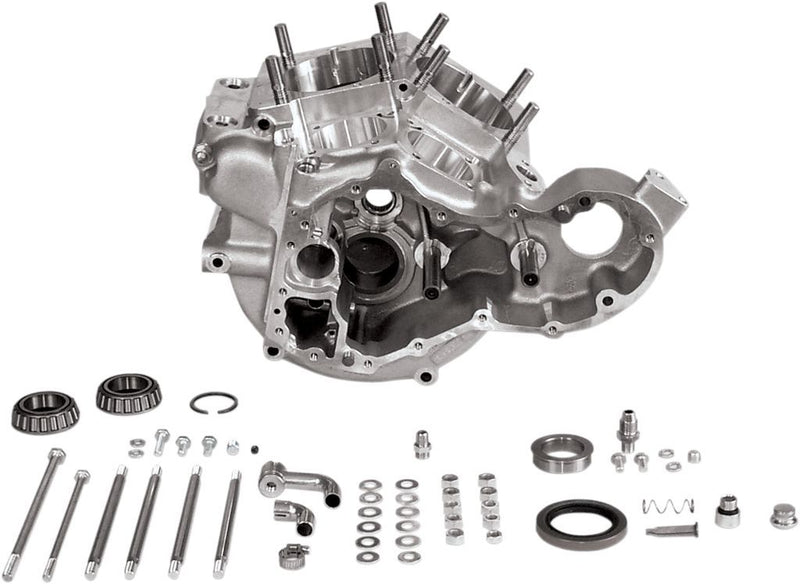 S&S Cycle Super Stock® Generator Engine Case - Kit, A356 T-6 Aluminum Alloy - Natural for Harley-Davidson Touring 1965-1969
