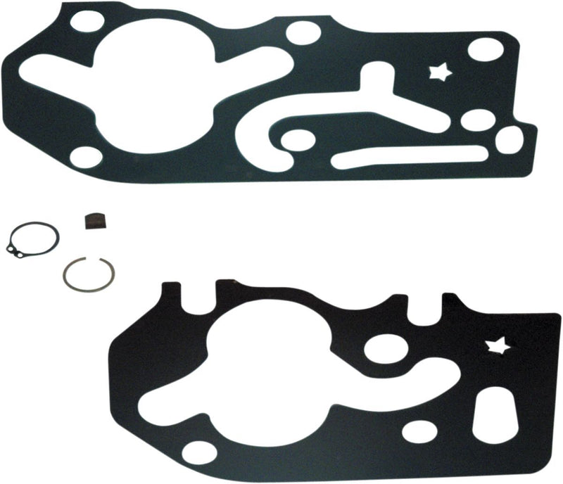 S&S Cycle Replacement High Volume/high Pressure Polished Billet Oil Pump Gasket Kit - HIGH Volume HIGH Pressure OIL PUMP for Harley-Davidson Touring, Softail, Dyna & FXR 1992-1999