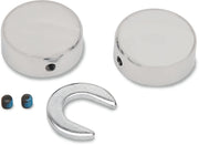 Drag Specialties Swingarm Pivot Bolt Covers Chrome - Part #13030026 - Hogparts UK