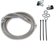 Drag Specialties Front Brake Line Stainless Steel Extended 4" - Part #17412676 - Hogparts UK