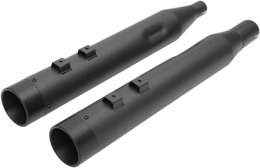 Drag Specialties Mufflers Slip-On 4" Black W/Black Billet End Caps - Part #18011265 - Hogparts UK