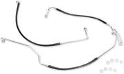 Drag Specialties Rear Brake Line Black Vinyl Coated Stainless Steel - Part #17412943 - Hogparts UK
