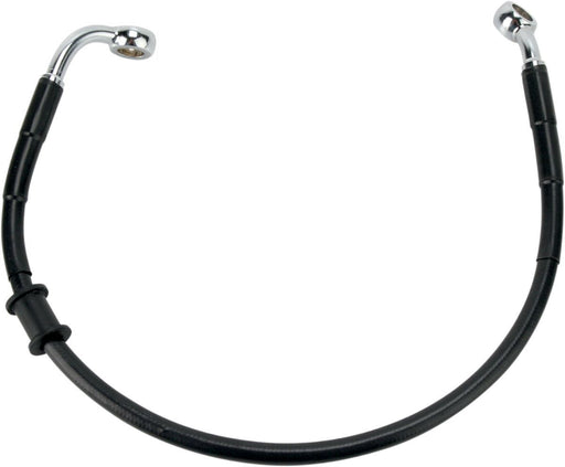 Drag Specialties Rear Brake Line Black Vinyl Coated Stainless Steel - Part #17412925 - Hogparts UK
