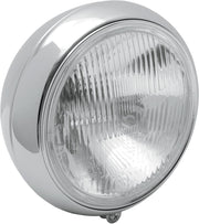 Drag Specialties Headlight 7" Smooth Chrome Hd FLST - Part #20010328 - Hogparts UK