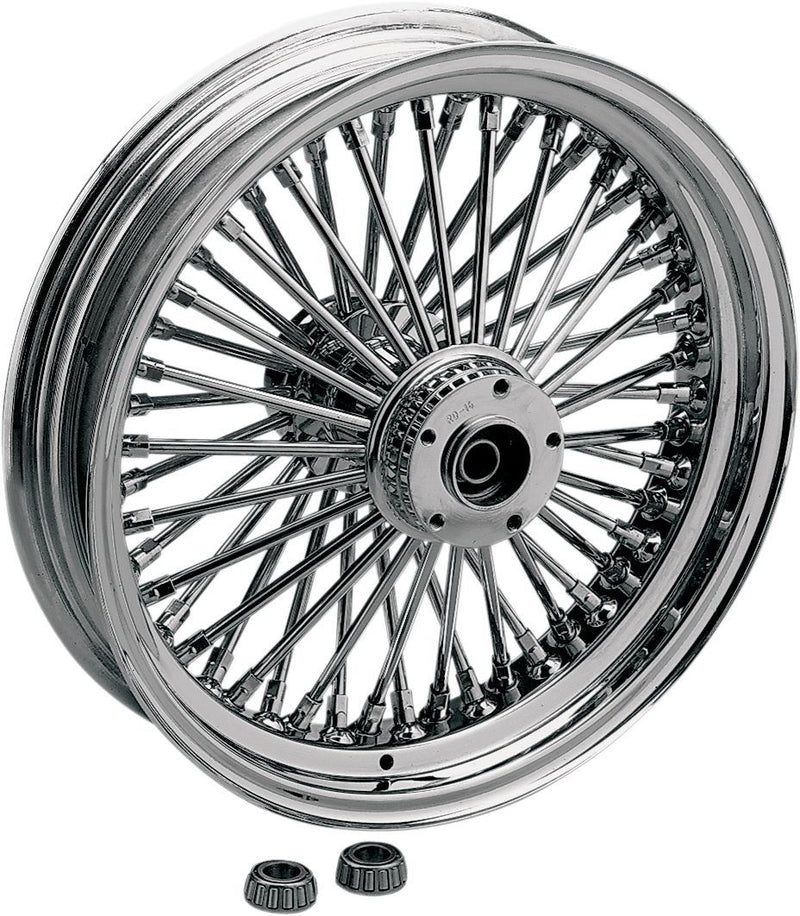 Drag Specialties Fat Daddy Front Wheel 21X3.5 Dual-Disc Chrome - Part #02030385 - Hogparts UK