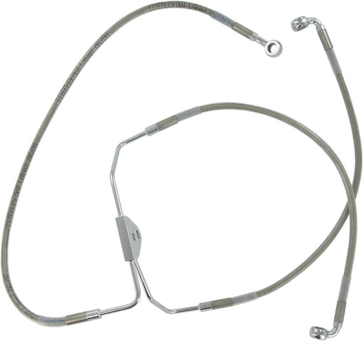 Drag Specialties Front Brake Line Non-Abs Stainless Steel - Part #17411794 - Hogparts UK