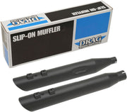 Drag Specialties Mufflers Slip-On 4" Slashdown Black - Part #18011190 - Hogparts UK