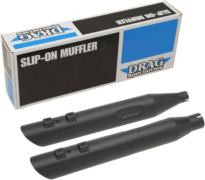 Drag Specialties Mufflers Slip-On 4" Slashdown Black - Part #18011190 - Hogparts UK