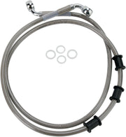 Drag Specialties Front Brake Line Stainless Steel Extended 6" - Part #17412843 - Hogparts UK