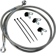 Drag Specialties Front Brake Line Stainless Steel Extended 2" - Part #17412649 - Hogparts UK