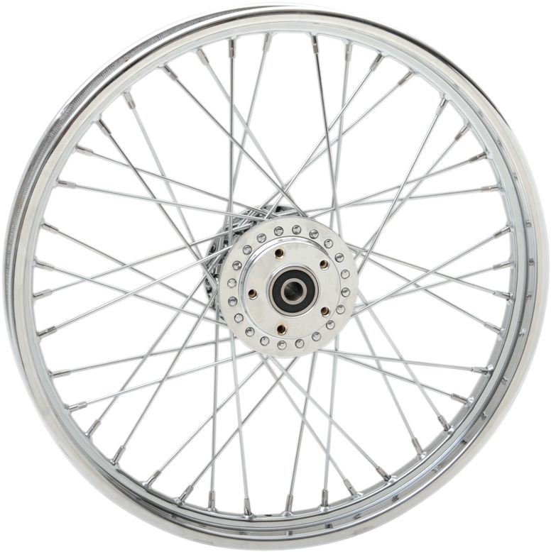 Drag Specialties Front Wheel 21"X2 Laced Chrome - Part #02030532 - Hogparts UK