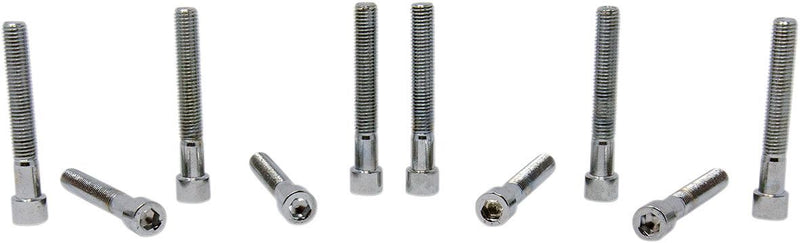 Drag Specialties Socket-Head Bolt 1/4-28X1.75 Smooth Chrome - Part #DS190565S - Hogparts UK