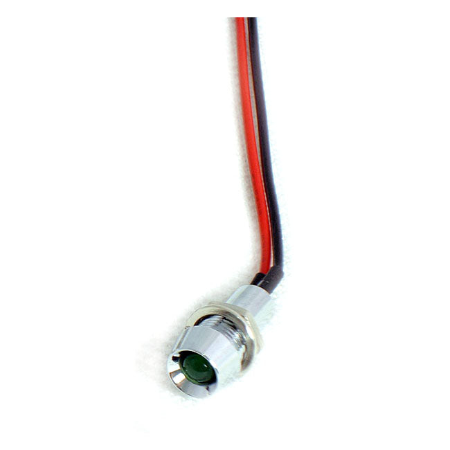 MCS Custom LED Indicator Light. 5/16", Green – 12v Custom Applications