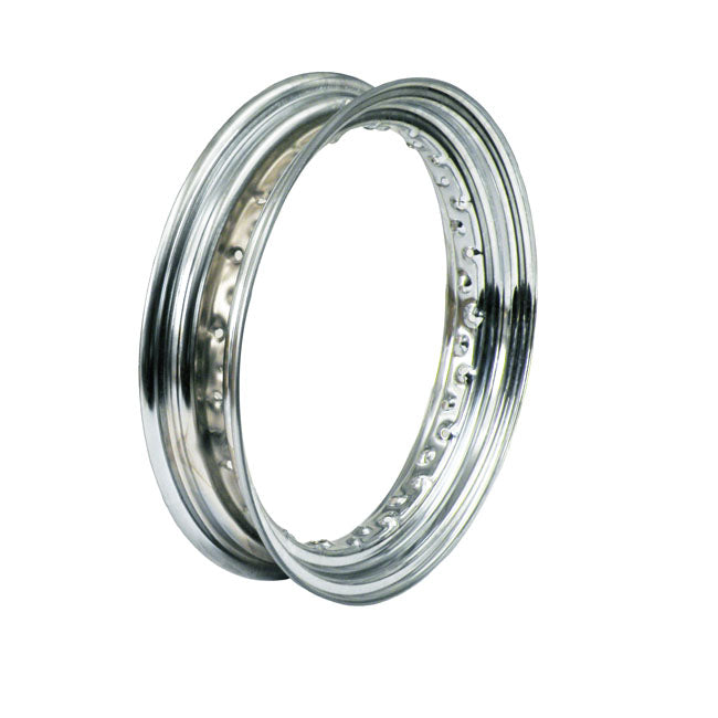 MCS Chrome Dropcenter Rim, 3.00 x 16