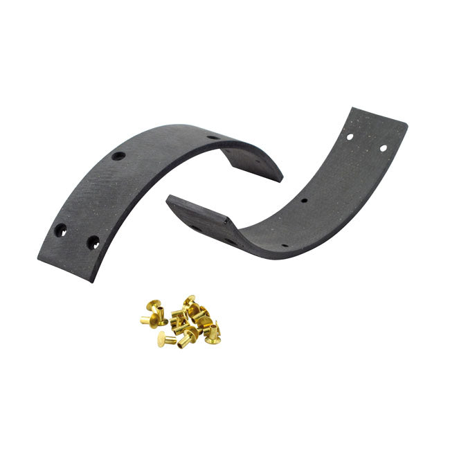 MCS Brake Drum Linings – Front: 1954–1963 K; XL Sportster…