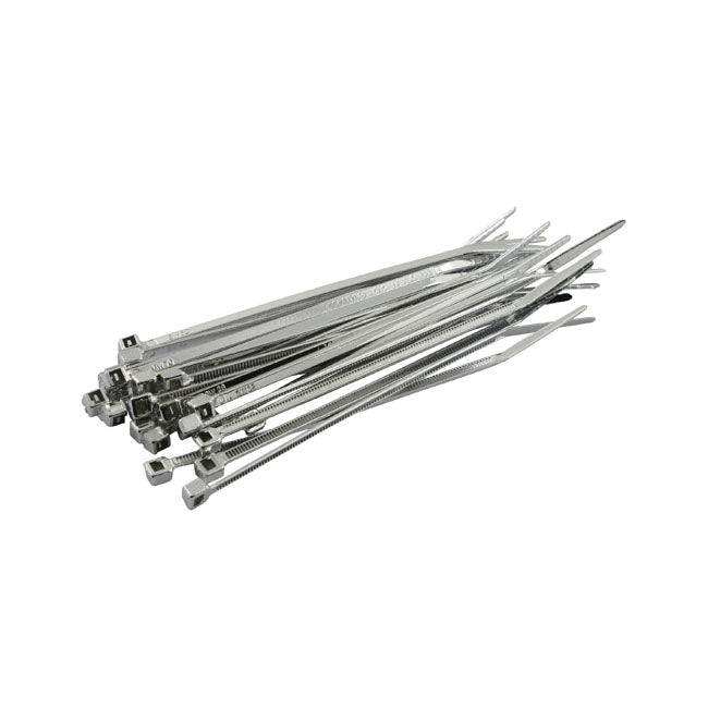 MCS Cable Straps. 4" (10 cm). Chrome – Universal