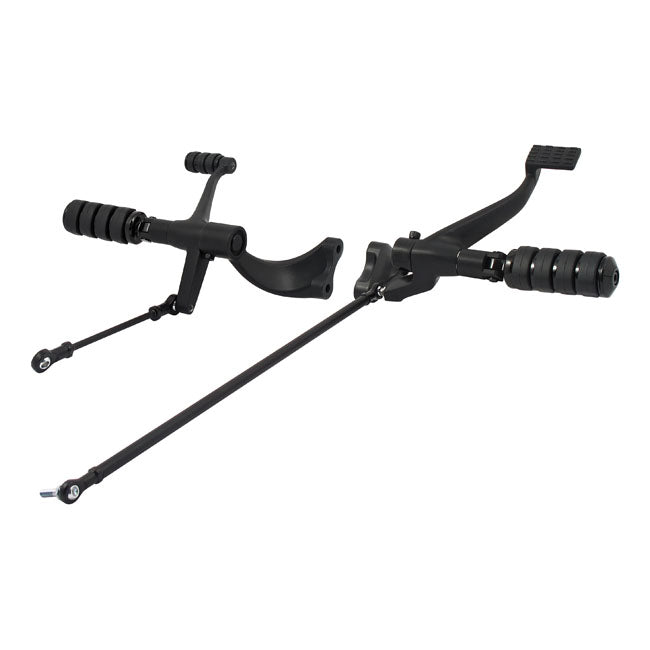 MCS Evo XL Forward Control Kit. ISO Pegs. Black – 2004–2013 XL Sportster with Rubber…