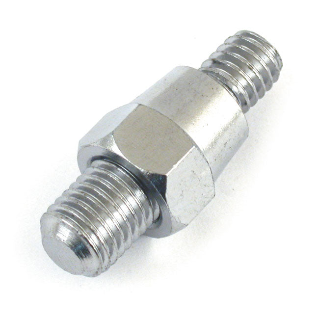 MCS Mirror Adapter 10 mm, Left-Hand Thread. Chrome – Yamaha & Others with Left Hand Mirror…