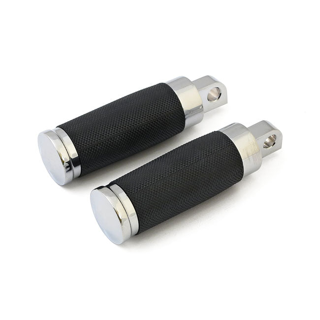 MCS Caliber Footpegs, Chrome – All Traditional H-D Male Mount