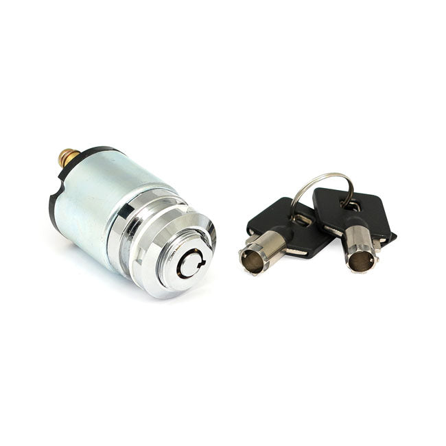 MCS FX Style Ignition Switch ''Thin'', Round Key. Chrome – 1977–1993 FX; FXR; 1977–2011 XL…
