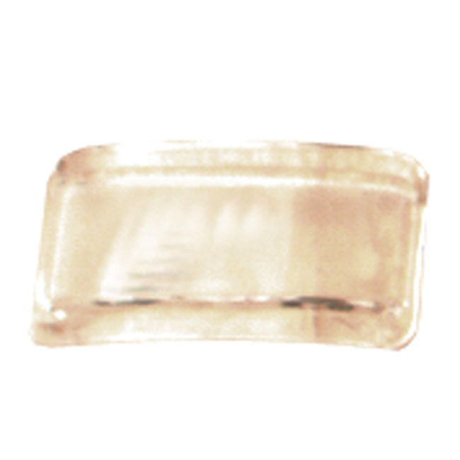 MCS Replacement Licence Plate Lens for 55-72 Taillight. Clear – 1955–1972 Big Twin; XL Sportster