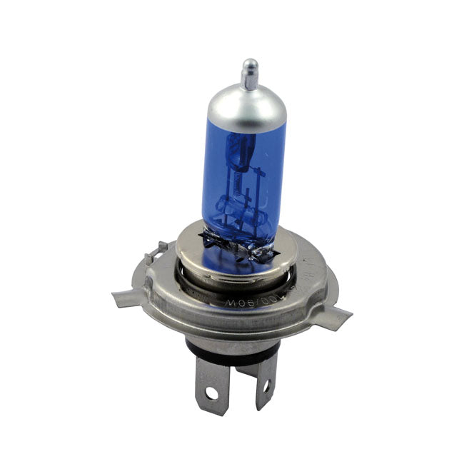 MCS H4 Light Bulb, 12v 90/100 Watt. Blue Tint