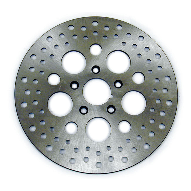 MCS Brake Rotor Drilled 11.5". Stainless – 1984–1999 Evo Big Twin; Twin Cam.; XL…
