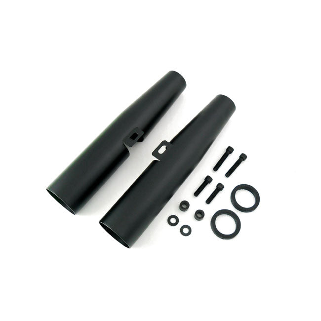 MCS Fork Shrouds for 39 mm Forks. Black – 1988–2003 XL Sportster