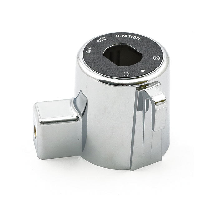 MCS Sportster Ignition Switch Cover. Chrome – 1995–2003 XL Sportster
