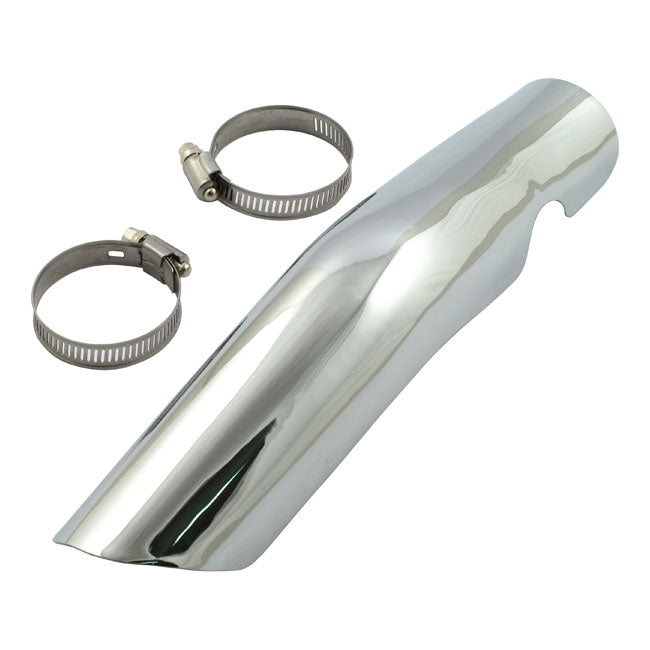 MCS FL 2-1 Exhaust Rear Header Heatshield Chrome – Fits Stock 2 in 1 Exhaust Systems on…